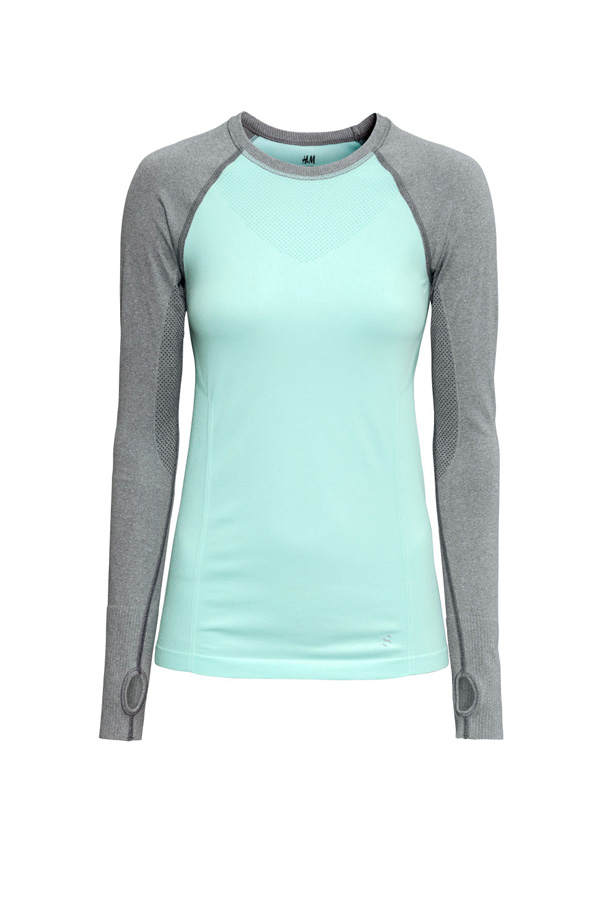 Longsleeves aus Funktionsstoff von H&M