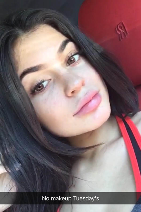 Kylie Jenner ohne Make-up