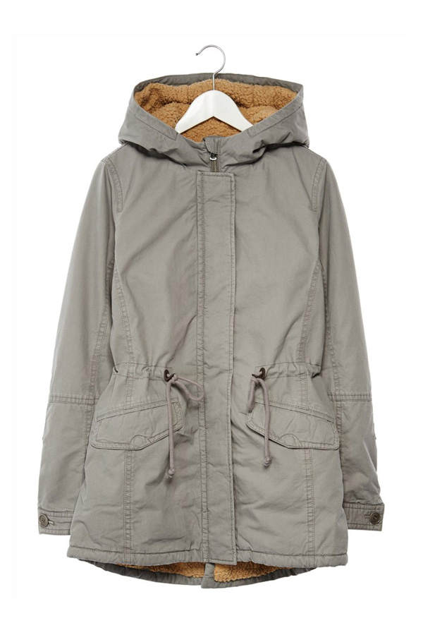 Grauer Parka von Benetton