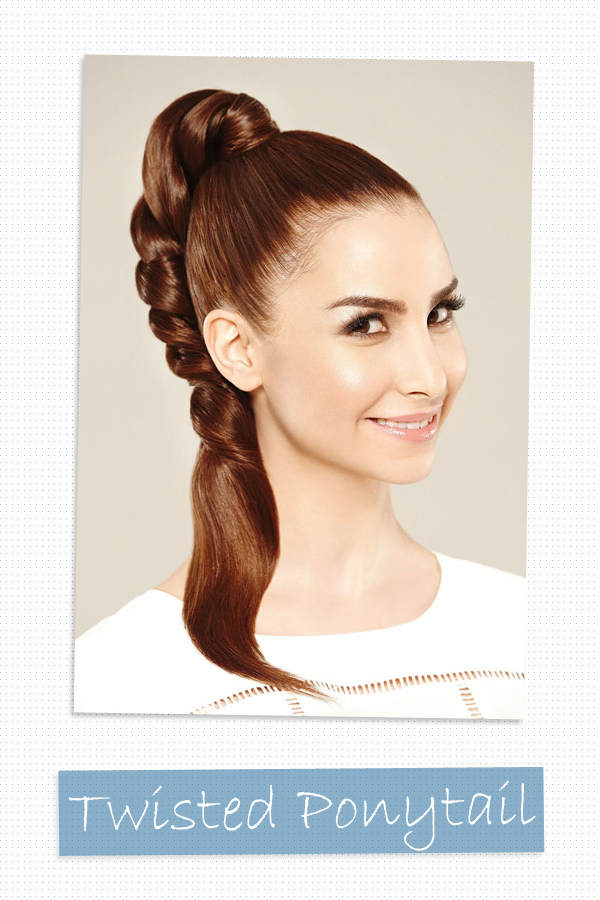 Hochsteckfrisuren selber machen: Twisted Ponytail