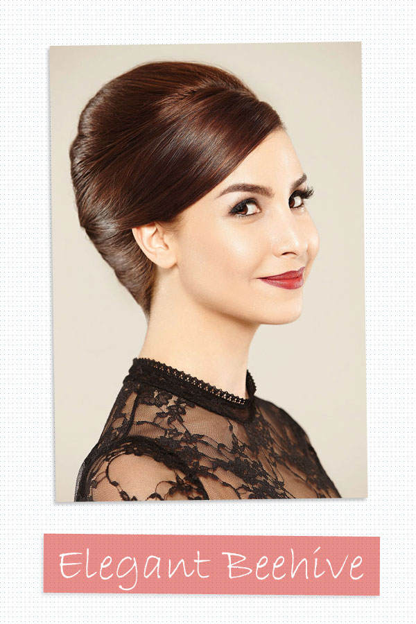 Hochsteckfrisuren selber machen: Elegant Beehive