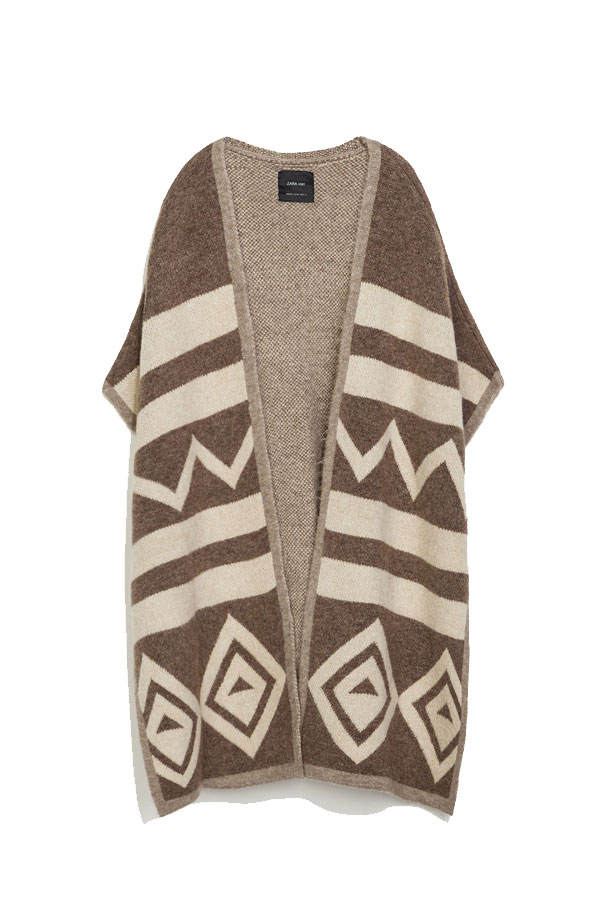 Ethno-Cardigan von Zara