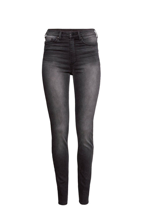 High-Waist Skinny-Jeans von H&M