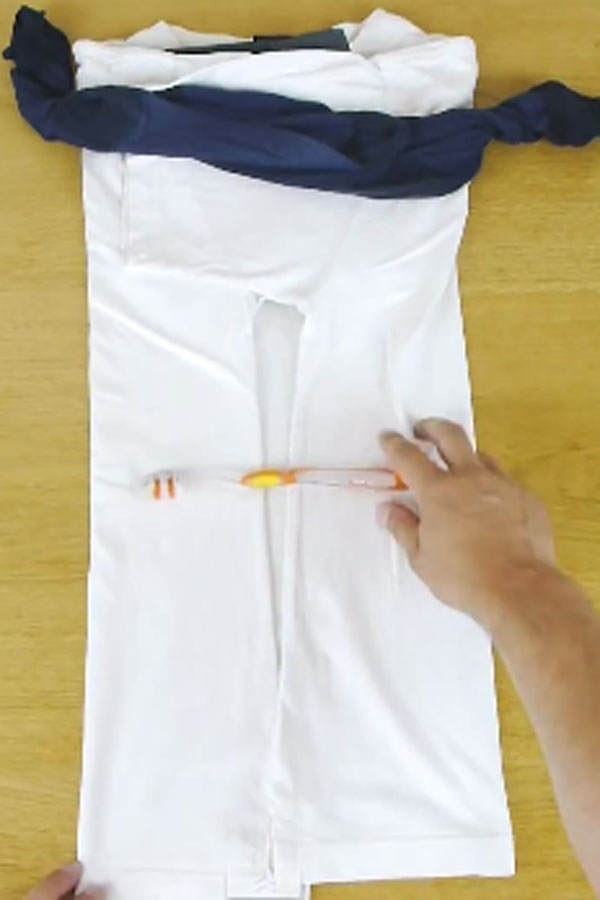 Life Hack: Kleine Tasche, viele Klamotten
