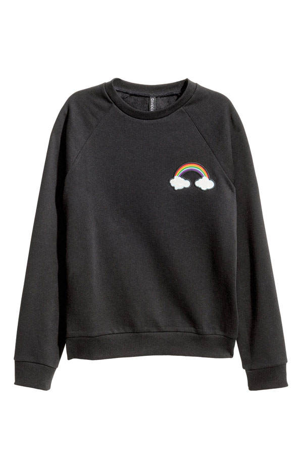 Regenbogen-Pulli von H&M