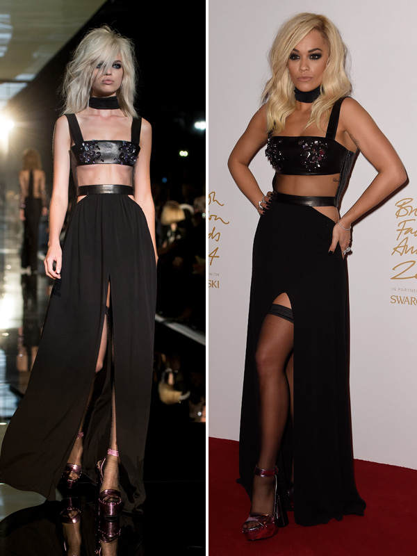 Rita Ora in Tom Ford