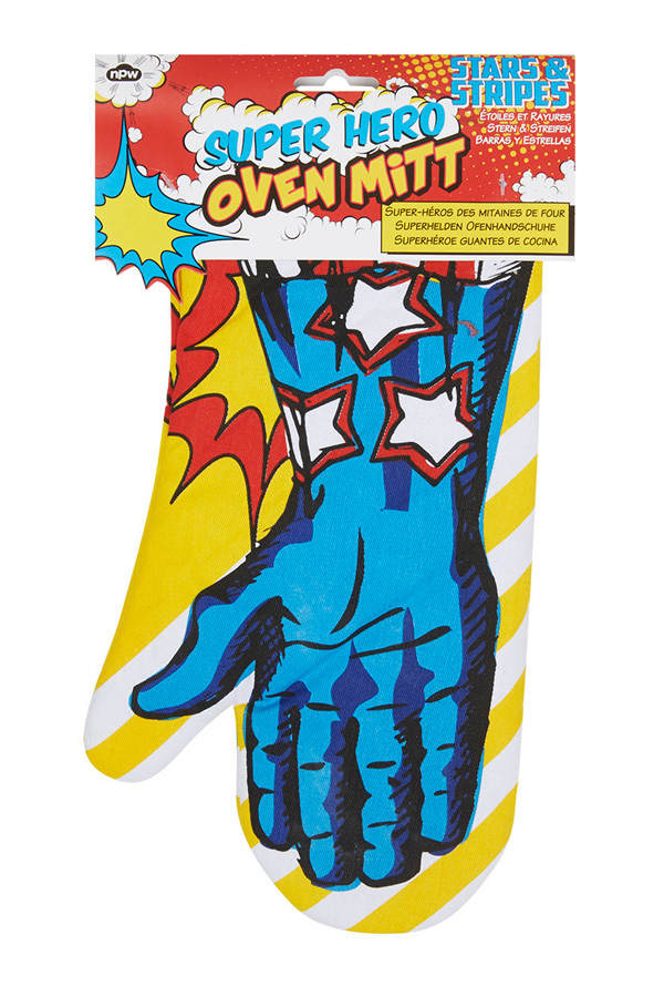 Superhelden-Ofenhandschuh von Topshop