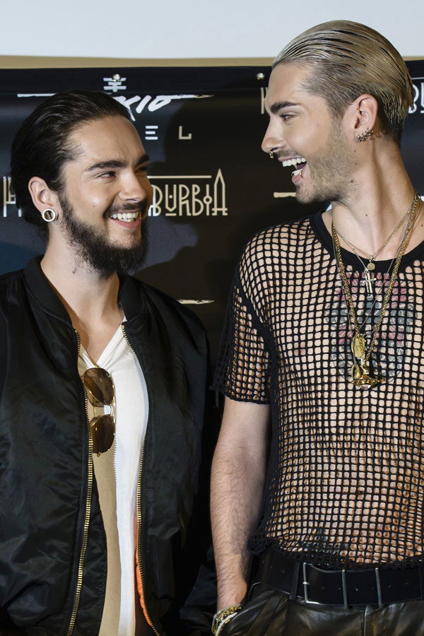 Tom & Bill Kaulitz mit Gel-Frisur