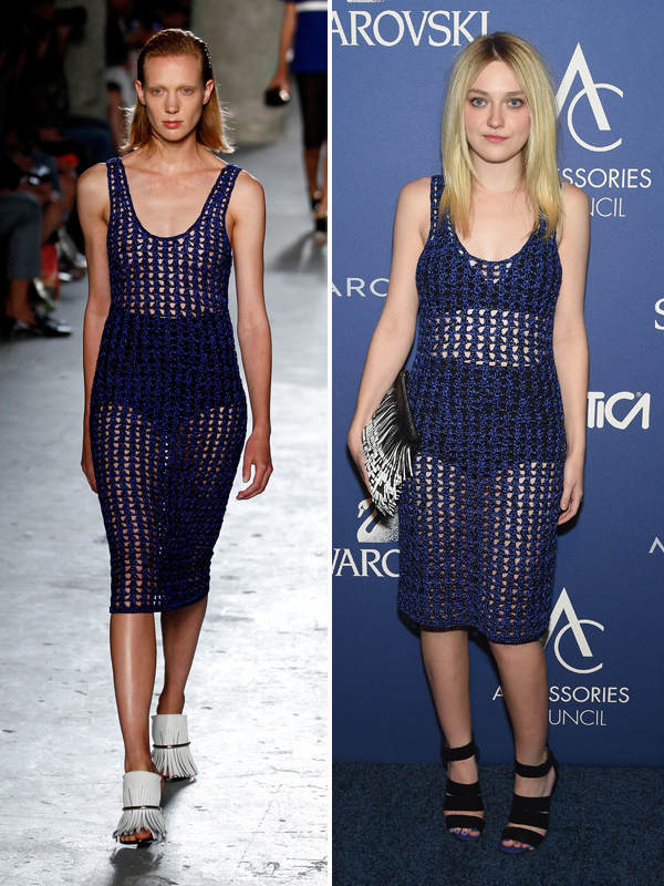 Dakota Fanning in Proenza Schouler