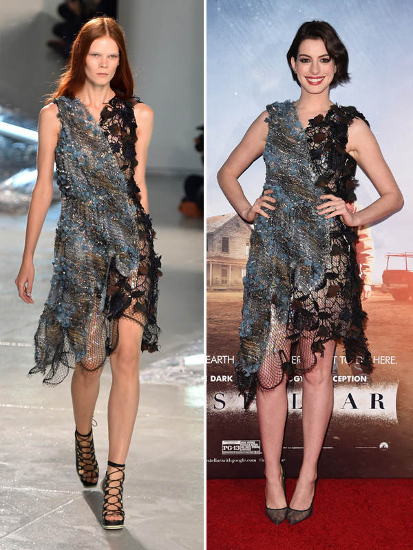 Anne Hathaway in Rodarte