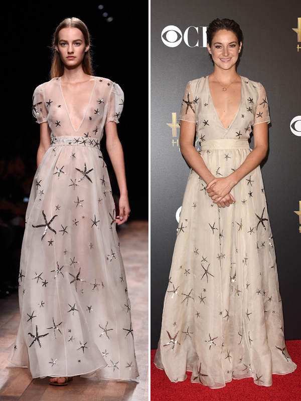 Shailene Woodley in Valentino