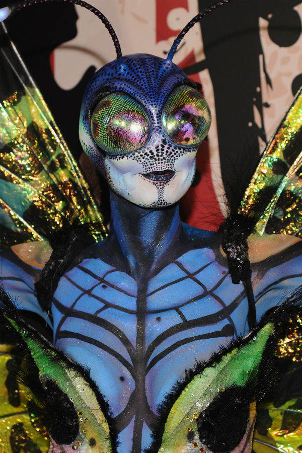 Heidi Klum als Schmetterling