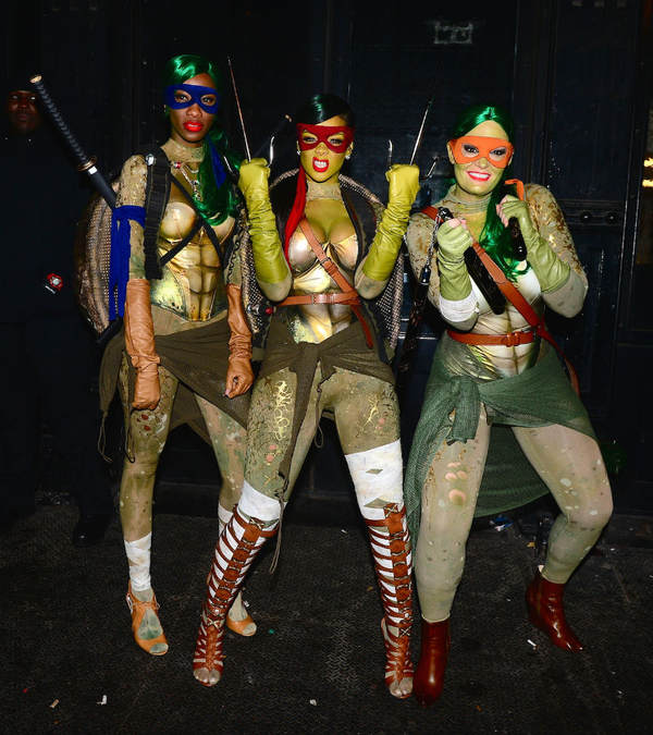 Rihanna als Ninja Turtle - Halloween 2014