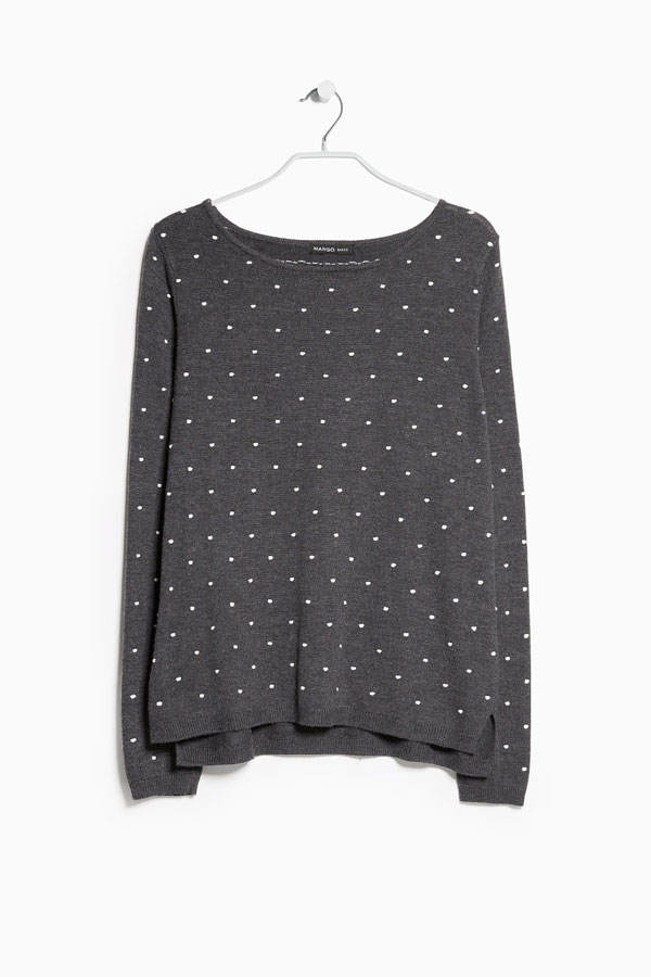 Pullover mit Punkten von Mango