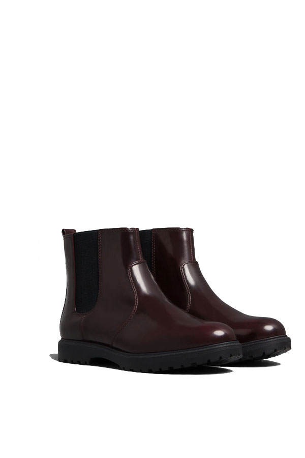 Rote Stiefeletten von Pull & Bear
