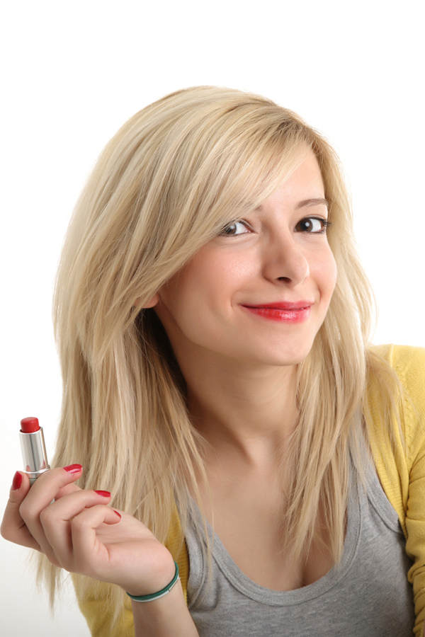 Lippenstift als Rouge verwenden
