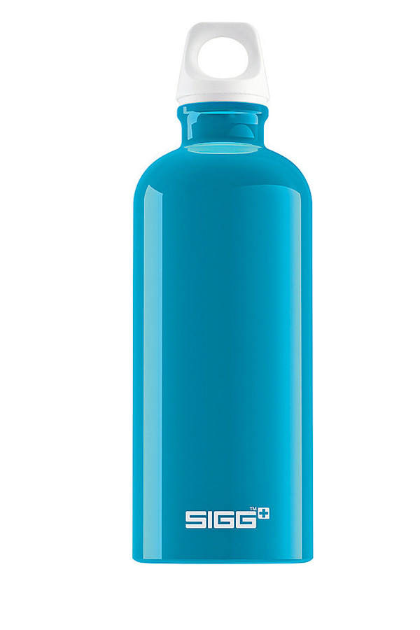Türkisblaue Trinkflasche von SIGG