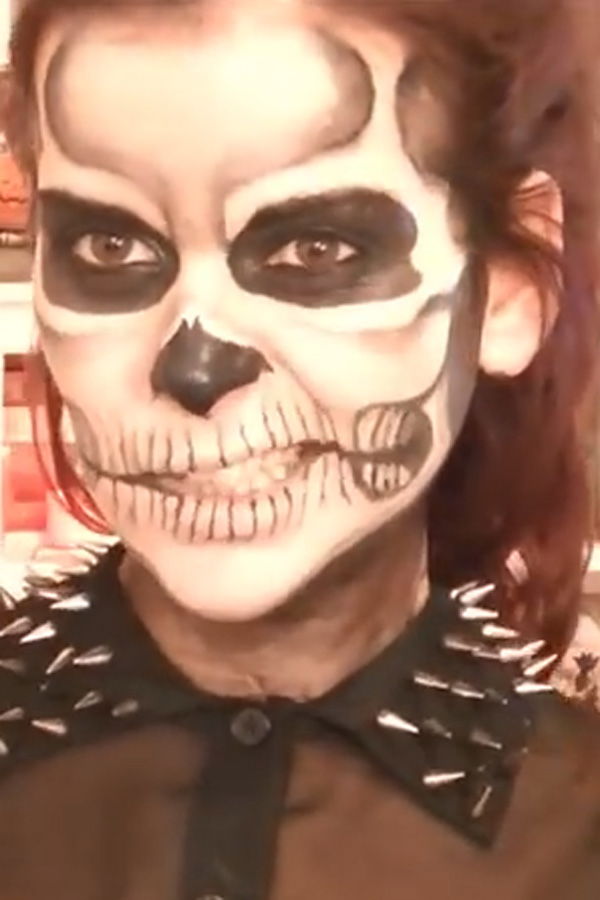 Schmink-Tutorial: Totenkopf