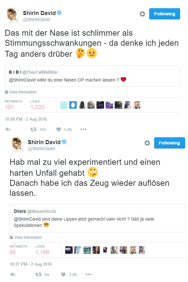 Shirin: Schönheits-OPs?