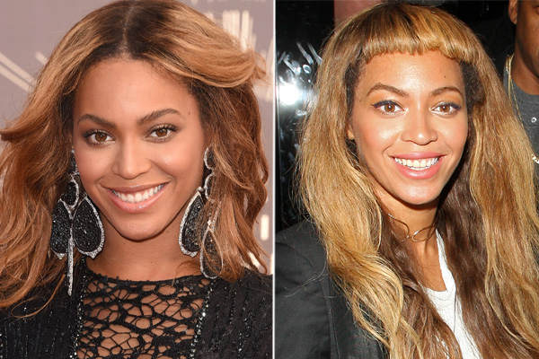 Beyoncé: Kurzer Pony oder gar kein Pony?