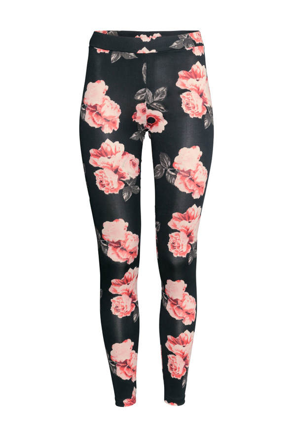 Leggings mit großen Blumen von H&M