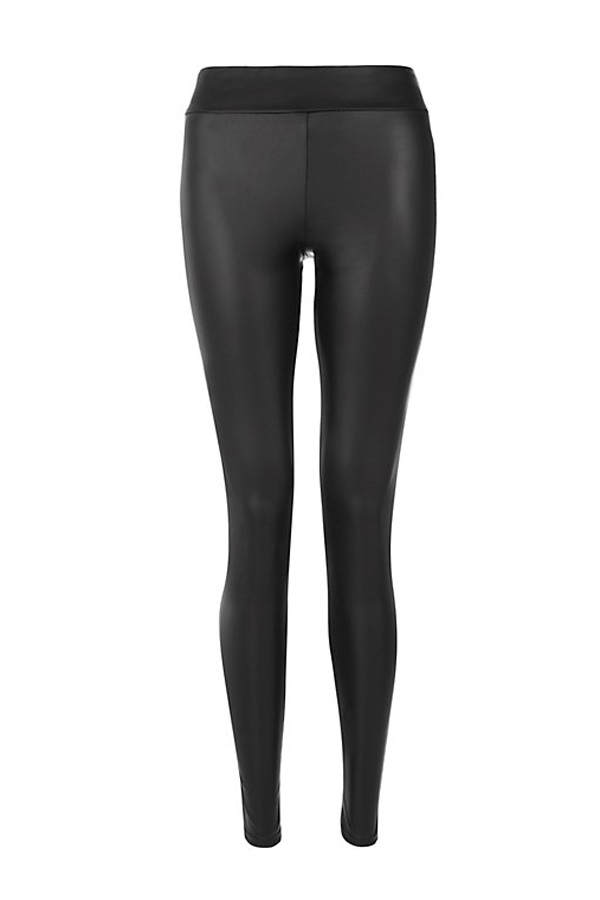 Leggings aus Lederimitat von New Look