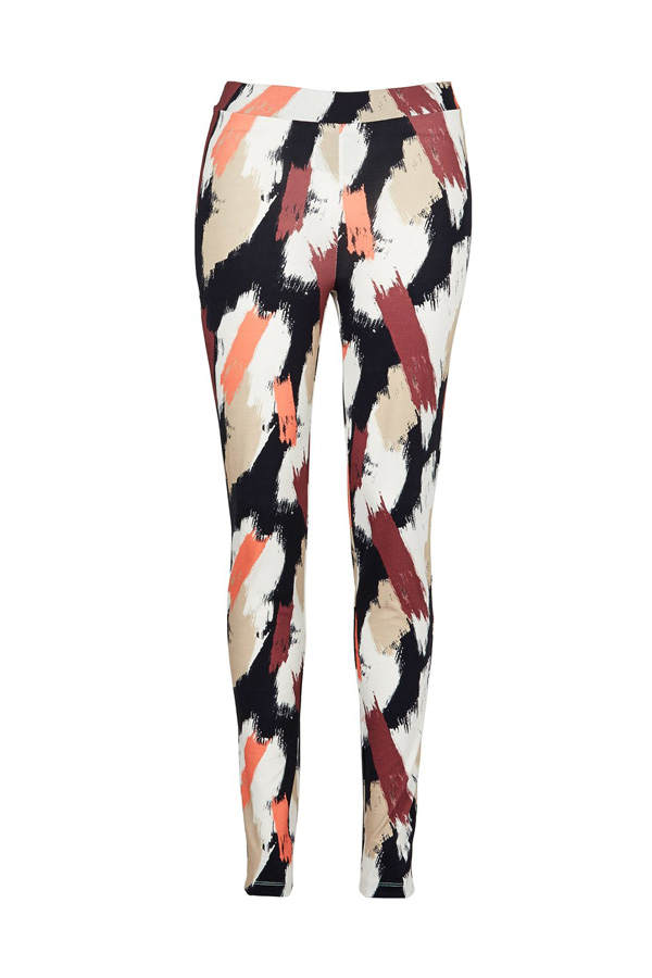 Leggings mit Pinselstrichen von Rainbow