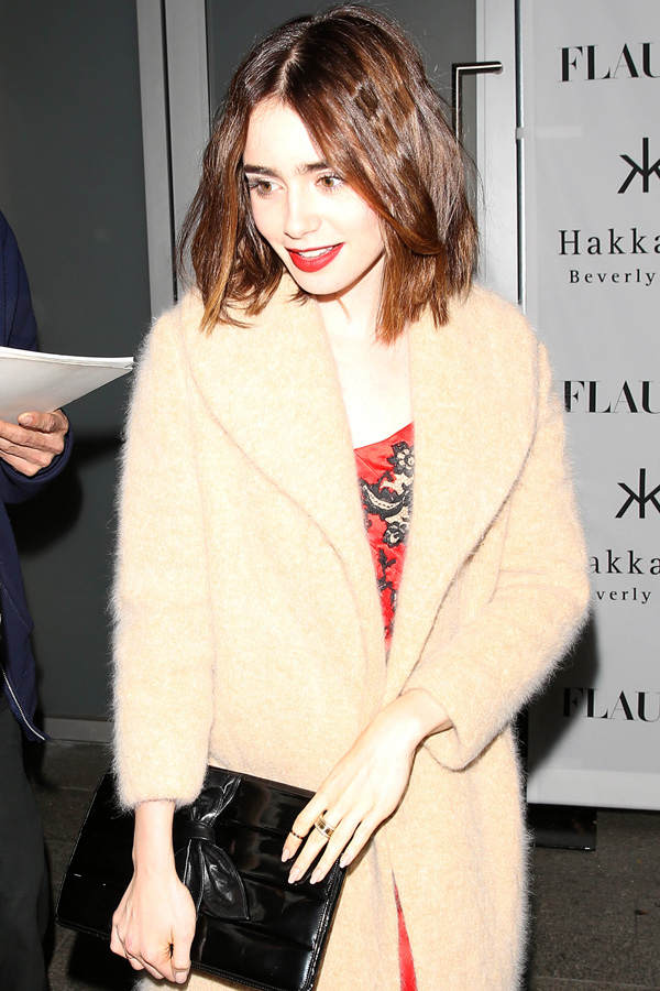 Lily Collins Lieblings-Modetrend