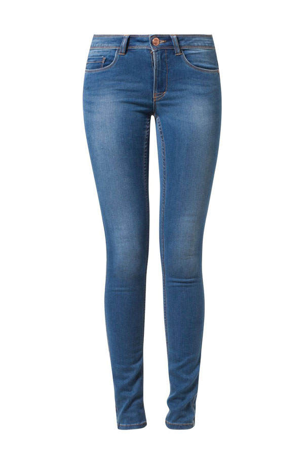 Blaue Skinny-Jeans von Only