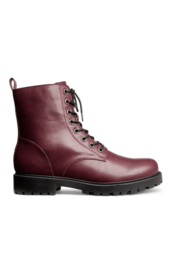 Rote Boots von H&M