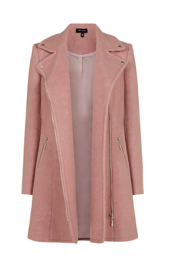 Rosa Mantel im Bikerstyle von Newlook.com