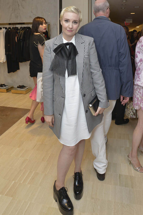 Lena Dunham: NYFW