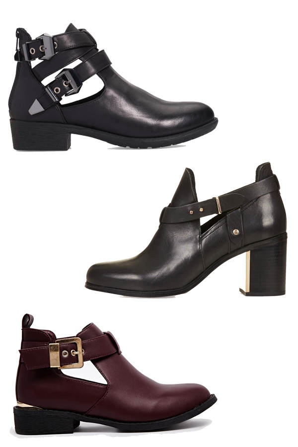 Cut-out-Schuhe mit Durchblick