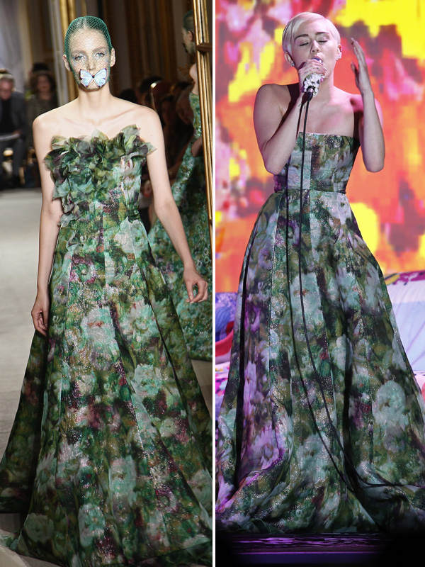 Miley Cyrus in Giambattista Valli