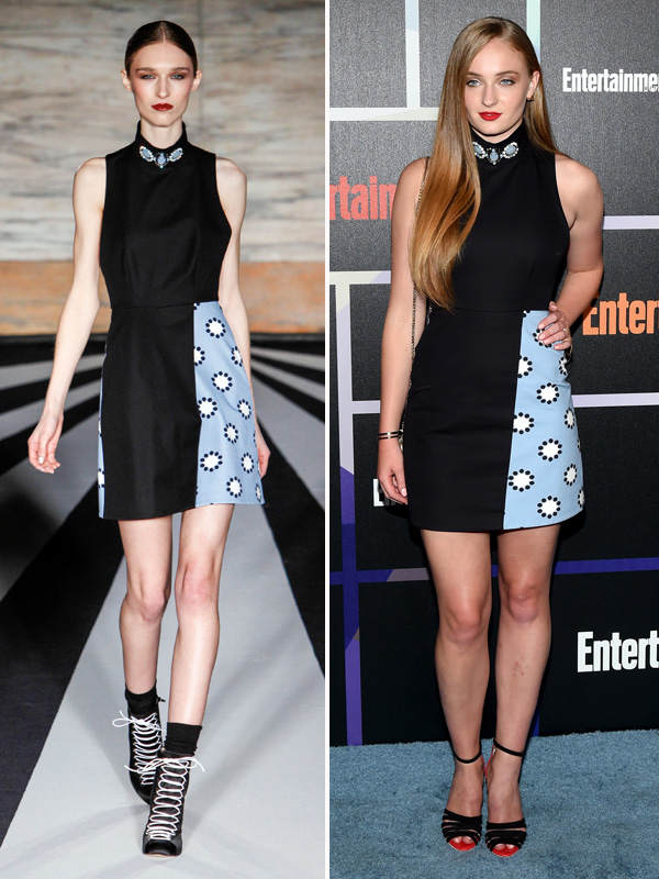 Sophie Turner in Matthew Williamson