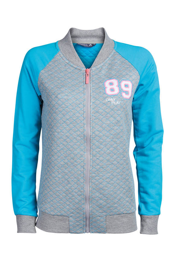 Sweatshirt-Jacke im Raglan-Schnitt