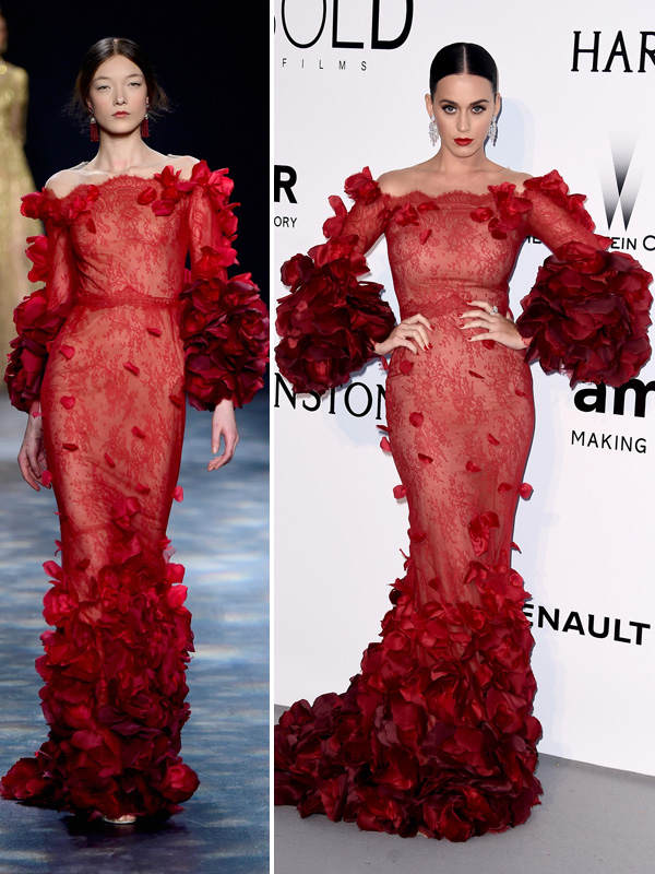 Katy Perry in Marchesa