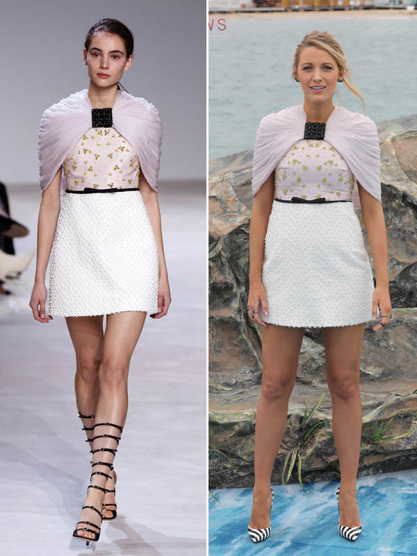 Blake Lively in Giambattista Valli