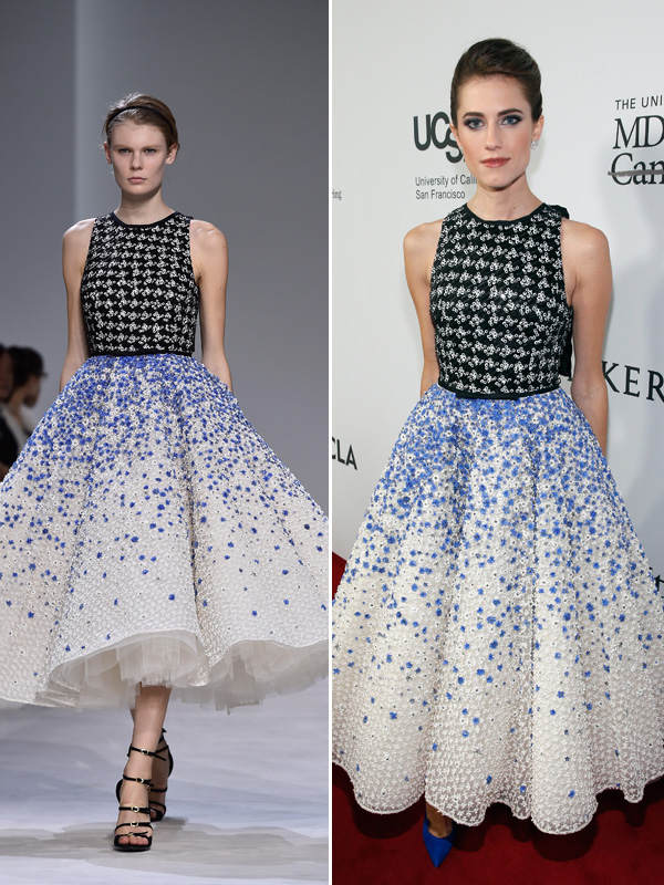 Allison Williams in Giambattista Valli
