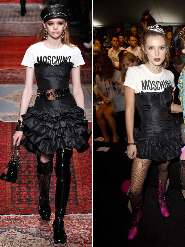 Bella Thorne in Moschino