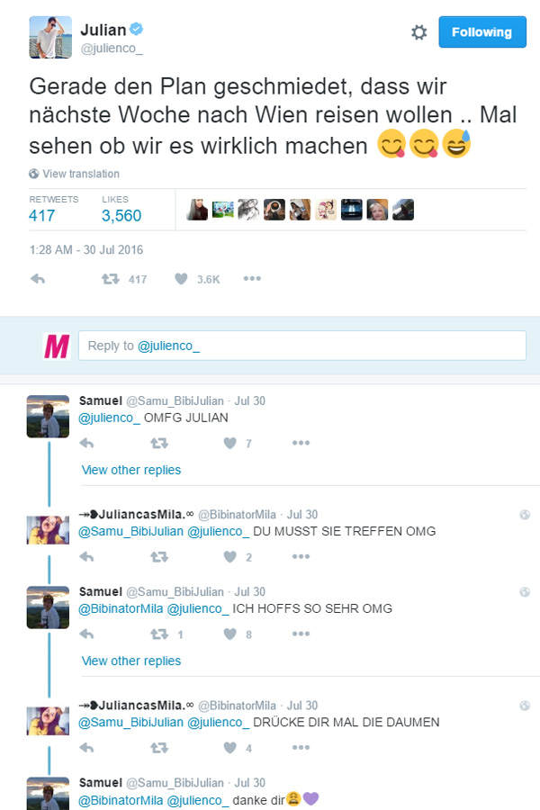 Bibi und Julian fahren nach Österreich
