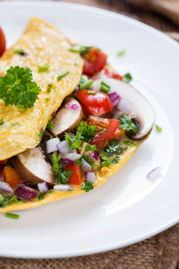 Omelette zum Frühstück