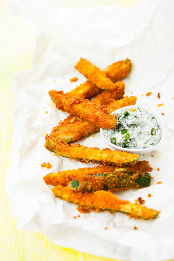 Pommes aus Zucchini