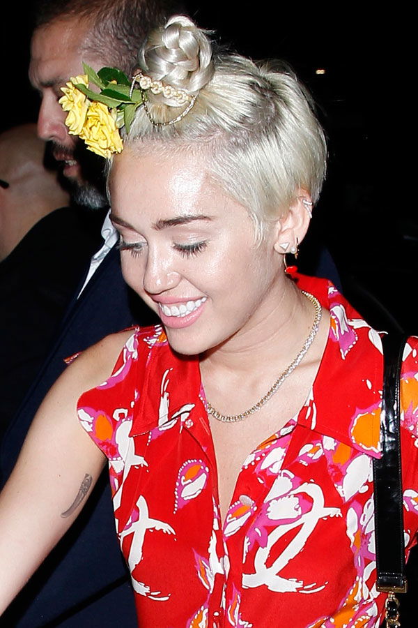 Miley Cyrus mit Sommer-Frisur