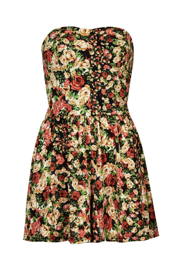 Jumpsuit mit Blumen von Topshop.com