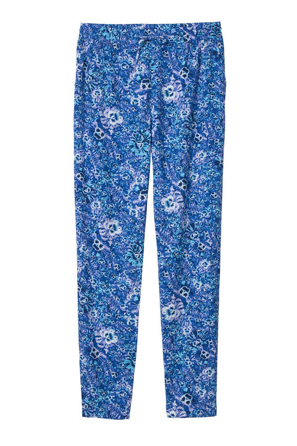 Blaue Blumen-Printhose von Monki
