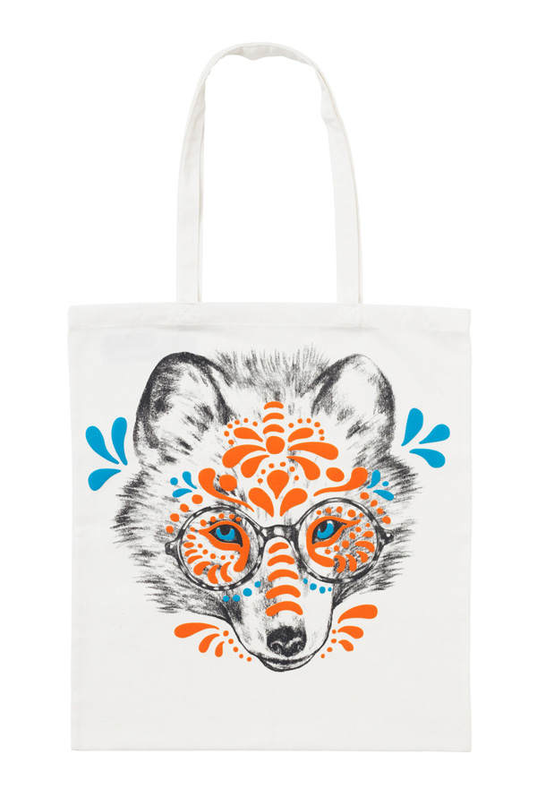 Jutebeutel mit Fuchs von Monki