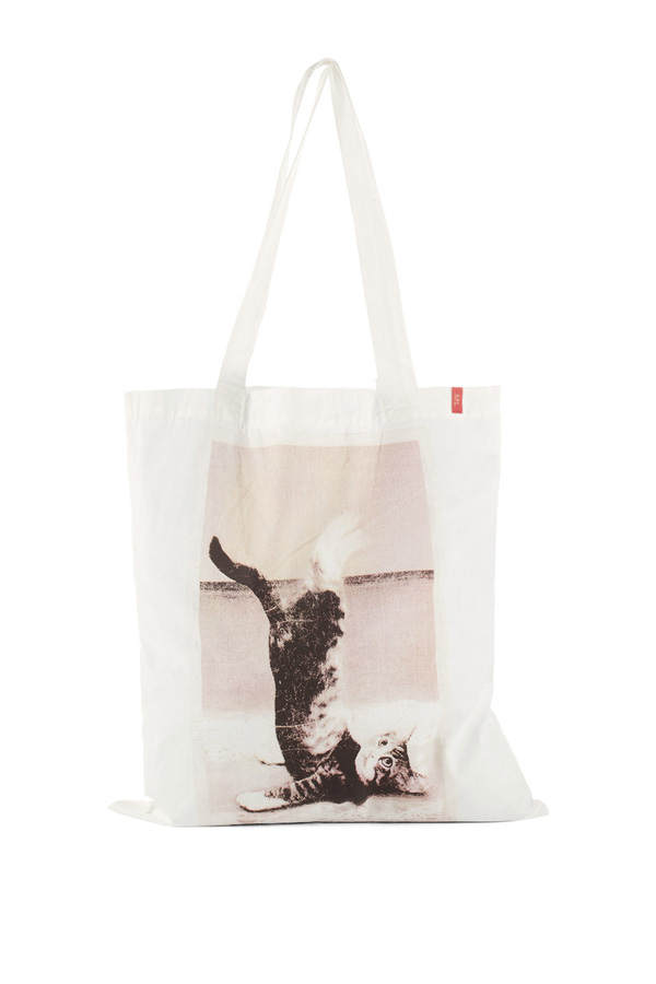 Jutebeutel mit Katze von Esprit