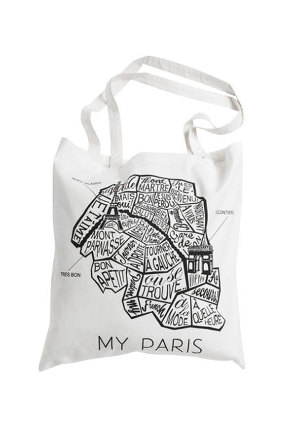 Paris-Jutebeutel von Gina Tricot