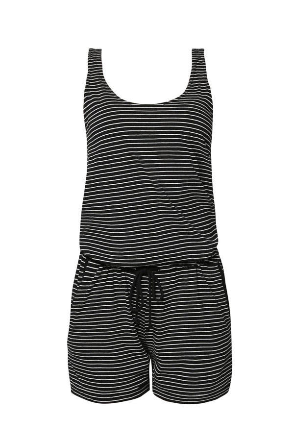 Kurzer Jumpsuit mit Streifen von Vila